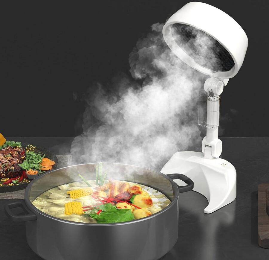 Draagbare Mini Desktop Afzuigkap Opvouwbaar en Compact voor Thuis Keuken en Reizen