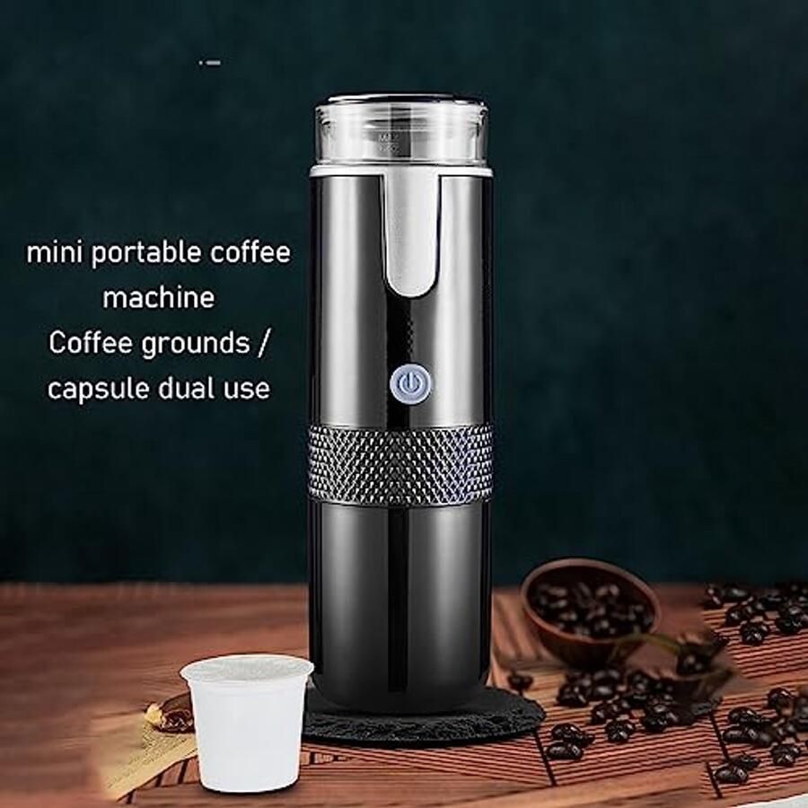 Draagbare Mini-Espressomachine Compacte handmatige Koffiezetapparaat Type C Oplaadbaar