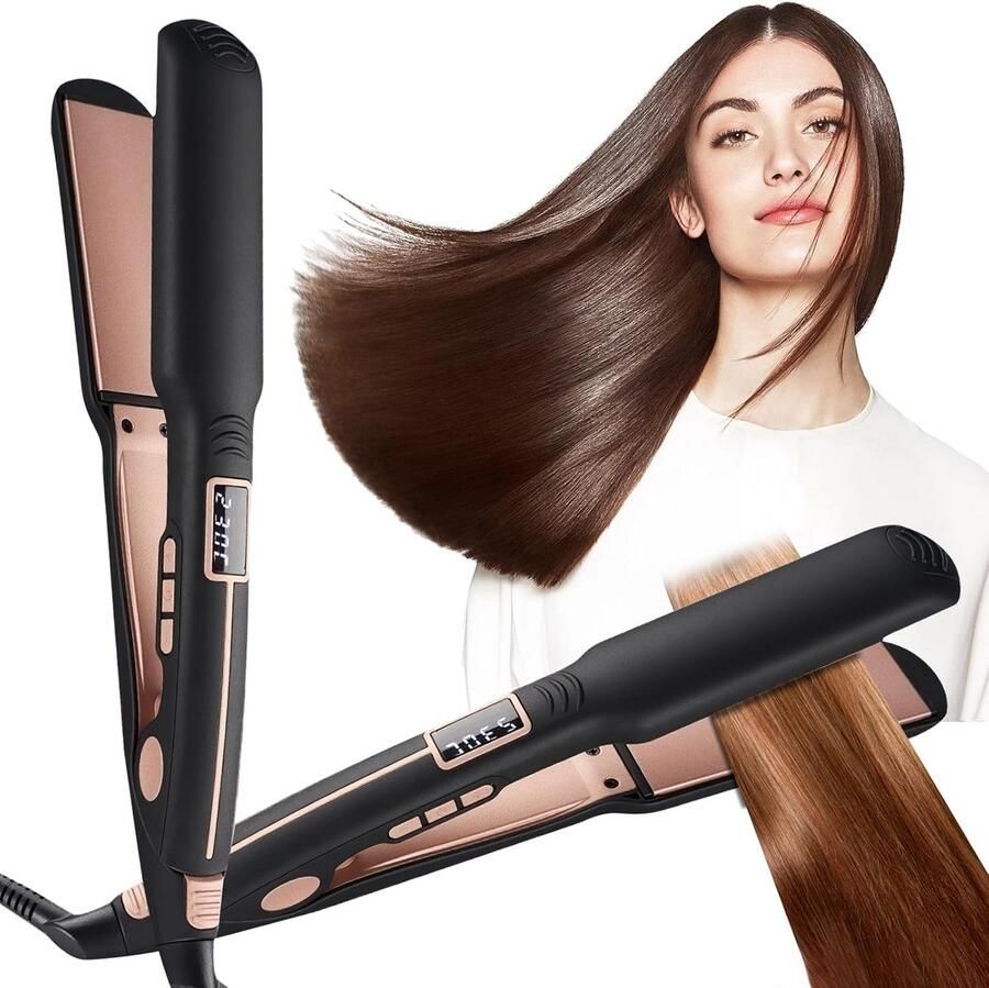 Draagbare Mini Stijltang Reizen Snel Opwarmen & Instelbare Temperatuur