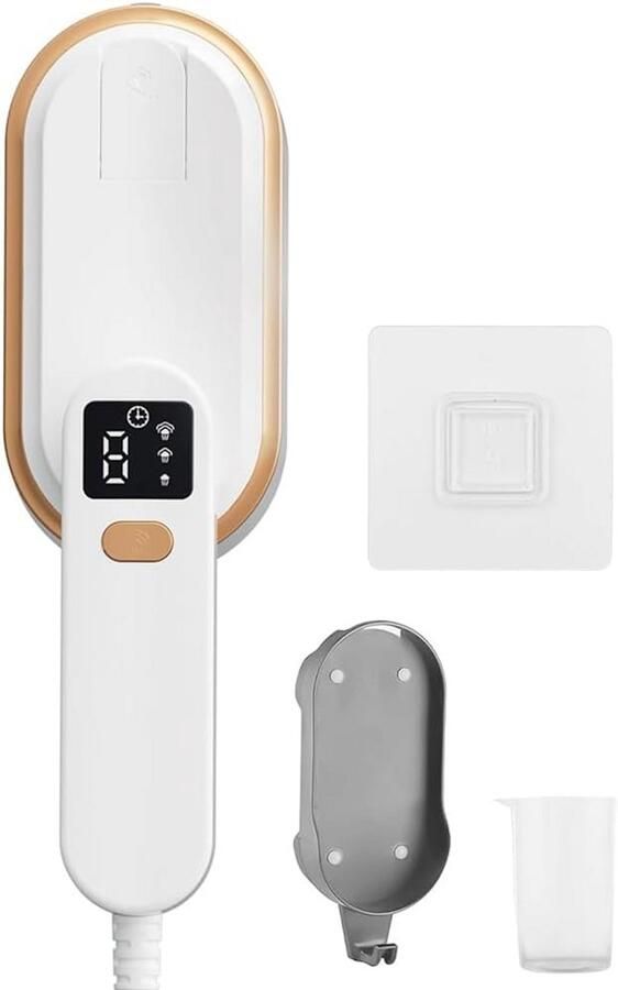 Draagbare Mini Stoomstrijkijzer voor Reizen Snel Opwarmen en 3 Stoomstanden voor Kleding