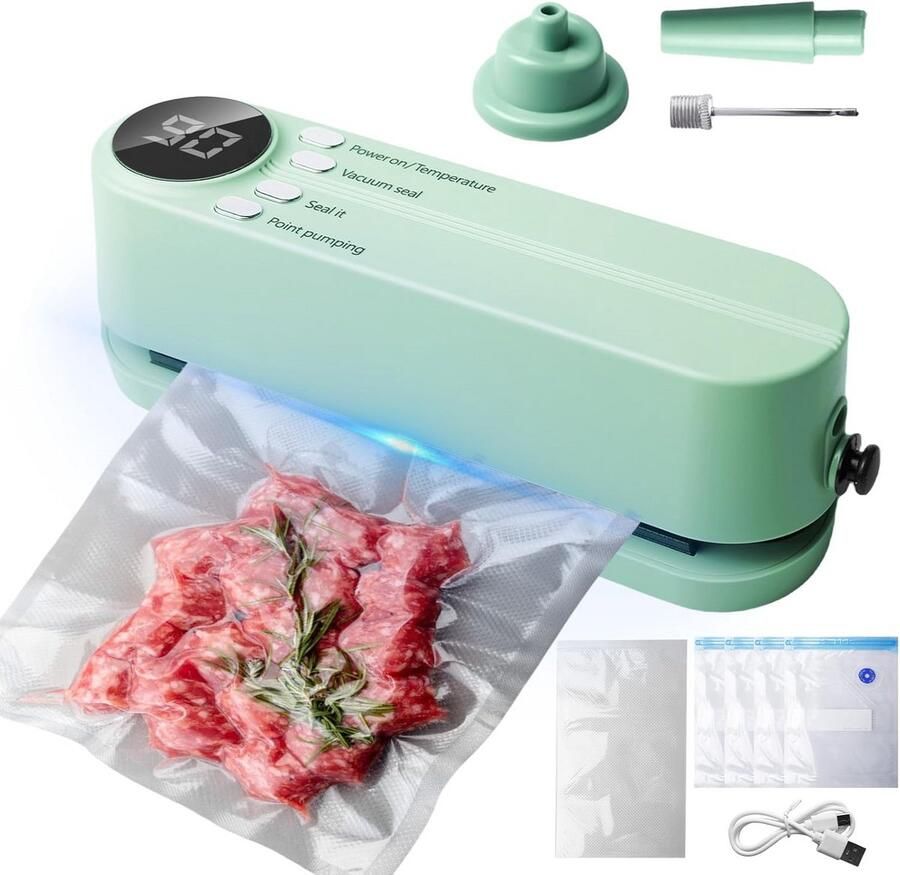 Draagbare Mini Vacumeermachine voor Voedselopslag en Behoud van Snacks