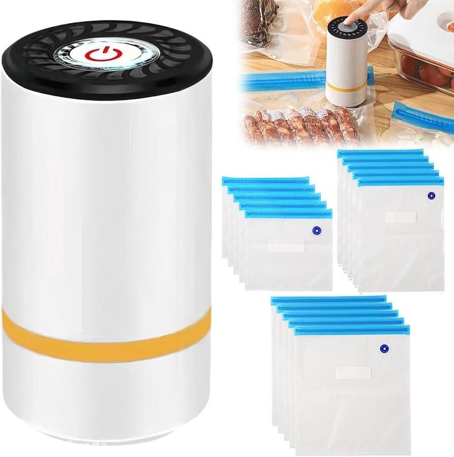 Draagbare Mini Vacuümsealer voor Voedselconservering Draadloos en Snel