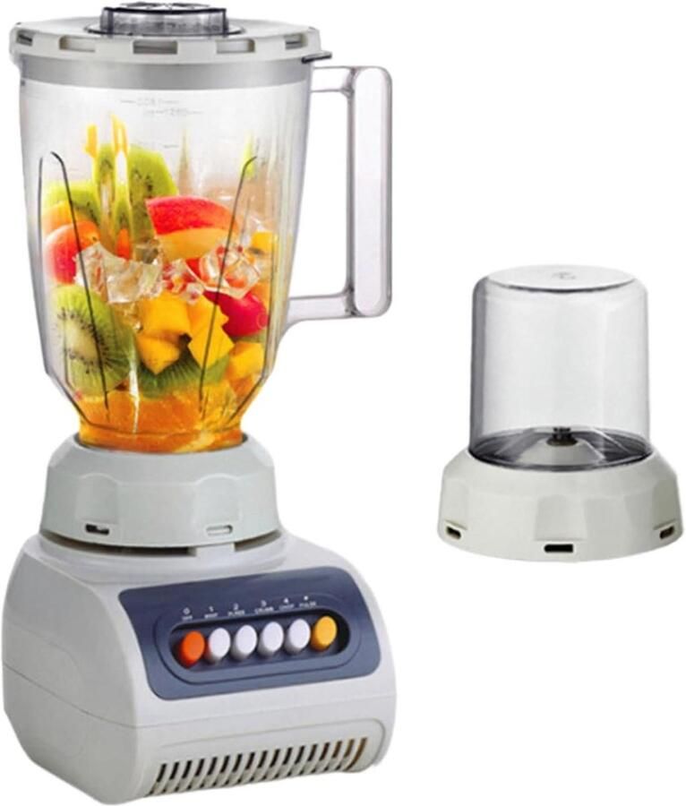 Draagbare Mixer Persoonlijke Blender Gezonde Dranken Maken Instelbare Snelheid 1.5 Liter Wit