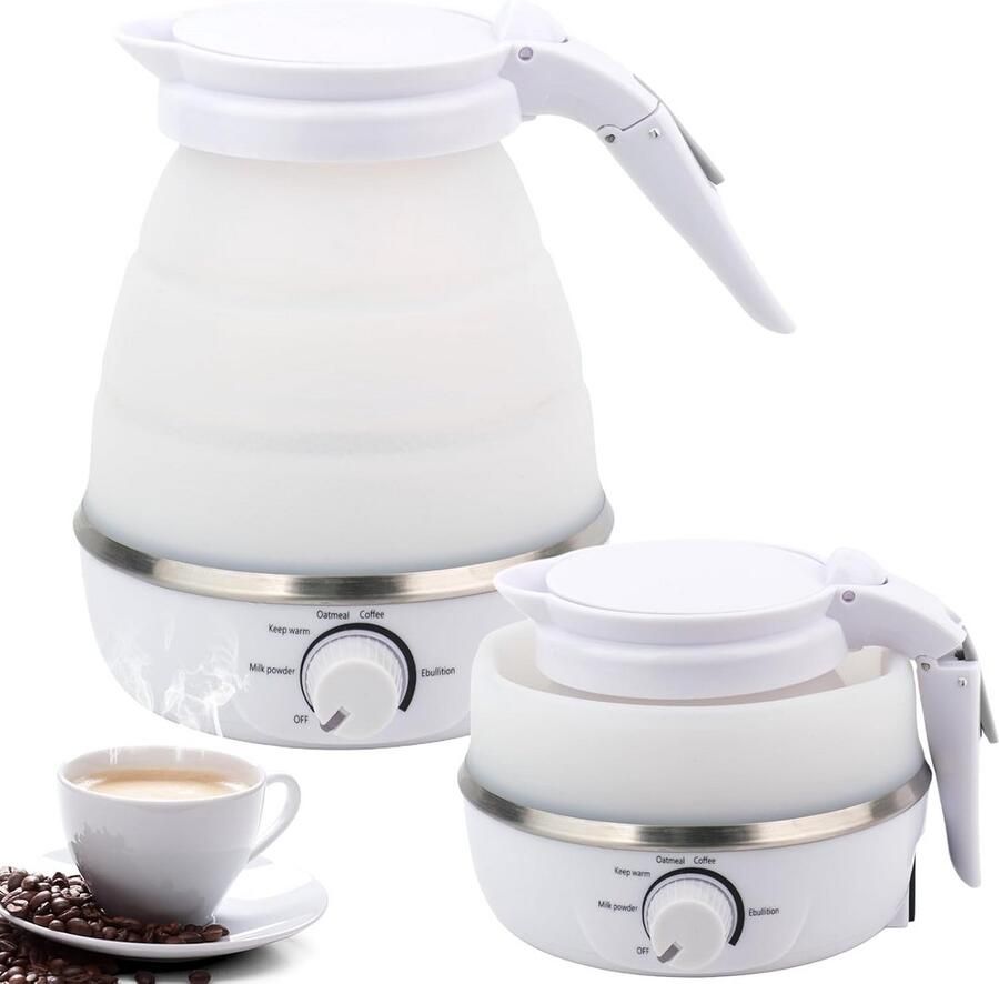 Draagbare Opvouwbare Waterkoker 0 6L voor Reizen en Camping