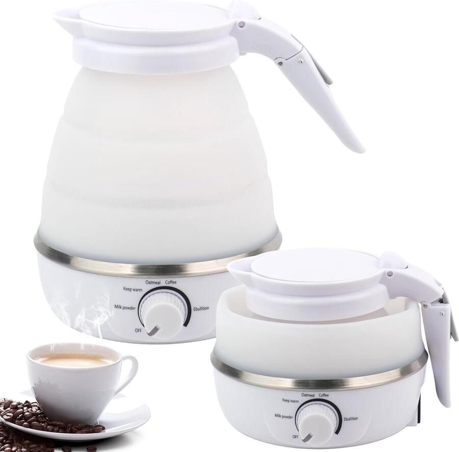 Draagbare Opvouwbare Waterkoker 0 6L voor Reizen en Camping