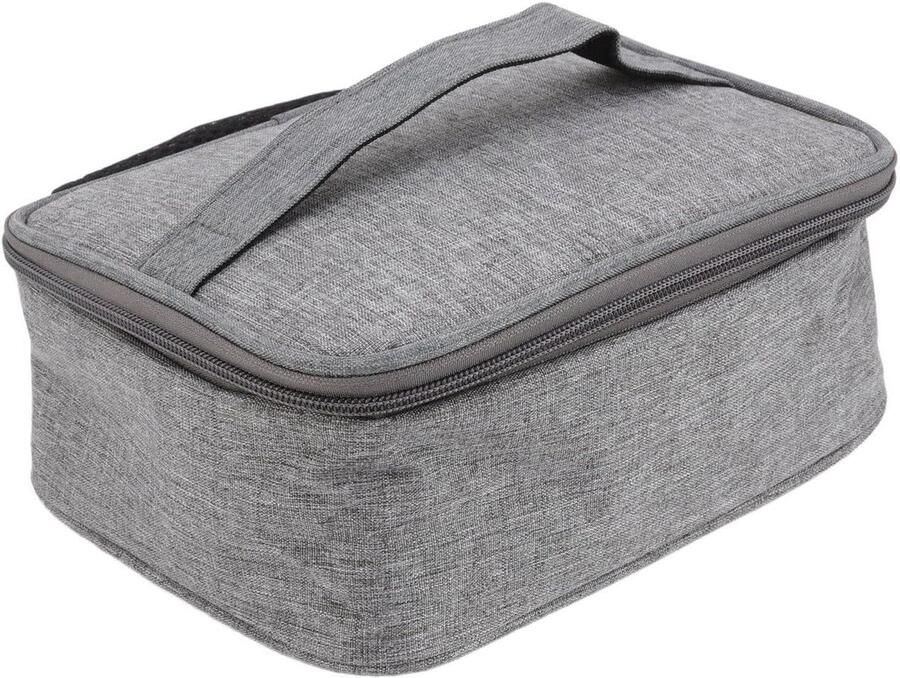 Draagbare Oven Elektrische Lunchbox Warme Maaltijden Onderweg USB-verwarming 2500 cc Grijs