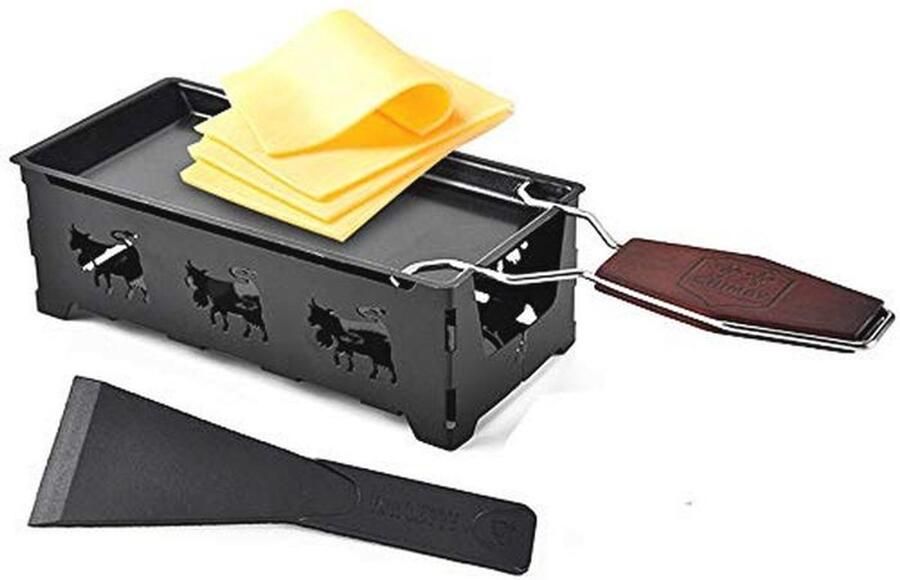 Draagbare Raclette Grill met Antiaanbaklaag voor Kaas Smelten