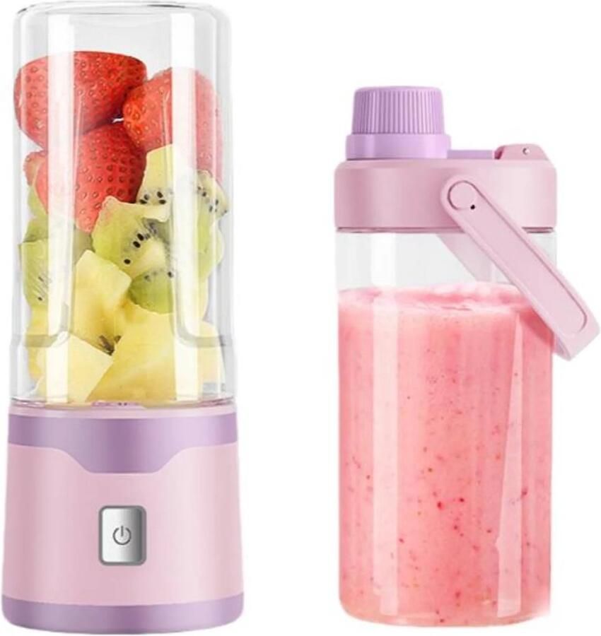 Draagbare roestvrijstalen sapcentrifuge 18 messen 7 4V sapreservoir van 450 ml