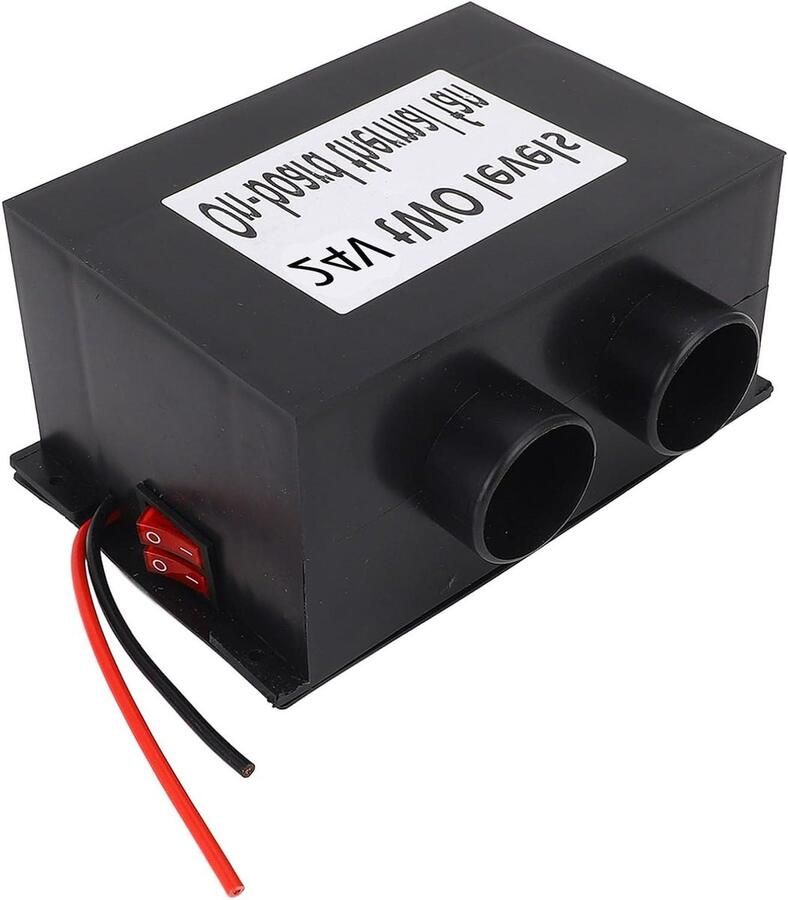 Draagbare Ruimteverwarmer Auto Ontdooier Ruimte Opwarmen Stille Energiebesparing 20x15x15 cm Zwart