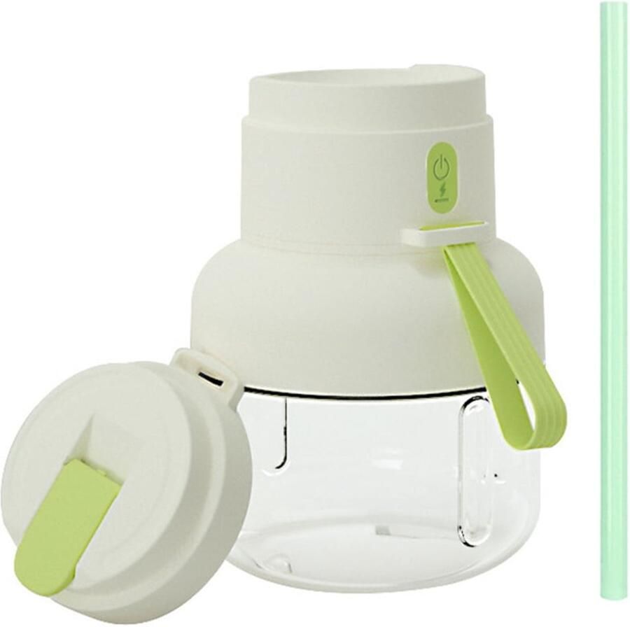 Draagbare sapcentrifuge blender van 850 ml multifunctionele reisbeker persoonlijke blender fruitblender smoothie maker (groen)
