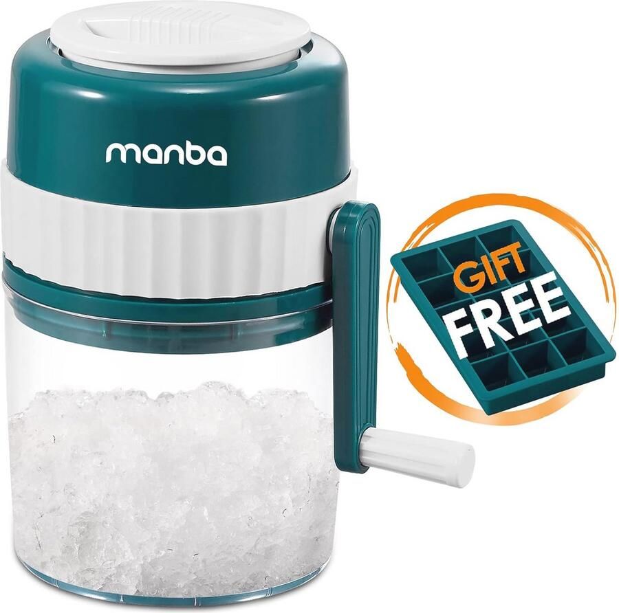 Draagbare Slush Machine Ideaal voor Sneeuwkegels en Slushies Inclusief IJsblokjesbak