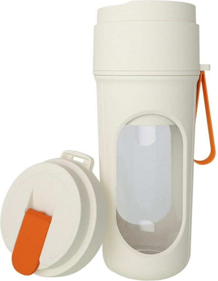 Draagbare Smoothie Blender 15 oz BPA-vrije Sportfles Oplaadbaar & Afwasmachinebestendig 12 Bladen voor Shakes en Verse Juices Compact voor Kantoor Gym en Reizen