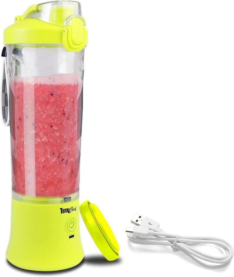 Draagbare Smoothie Blender 600ml USB Oplaadbaar Krachtige Mini Mixer voor Onderweg