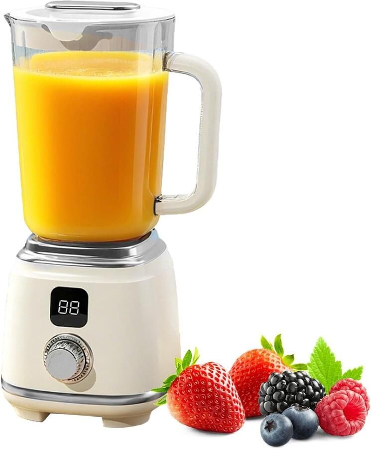 Draagbare smoothie maker oplaadbare mini-mixer met 600 ml capaciteit draadloze blender voor shakes en sap onderweg 10 roestvrijstalen messen voor optimale mixresultaten