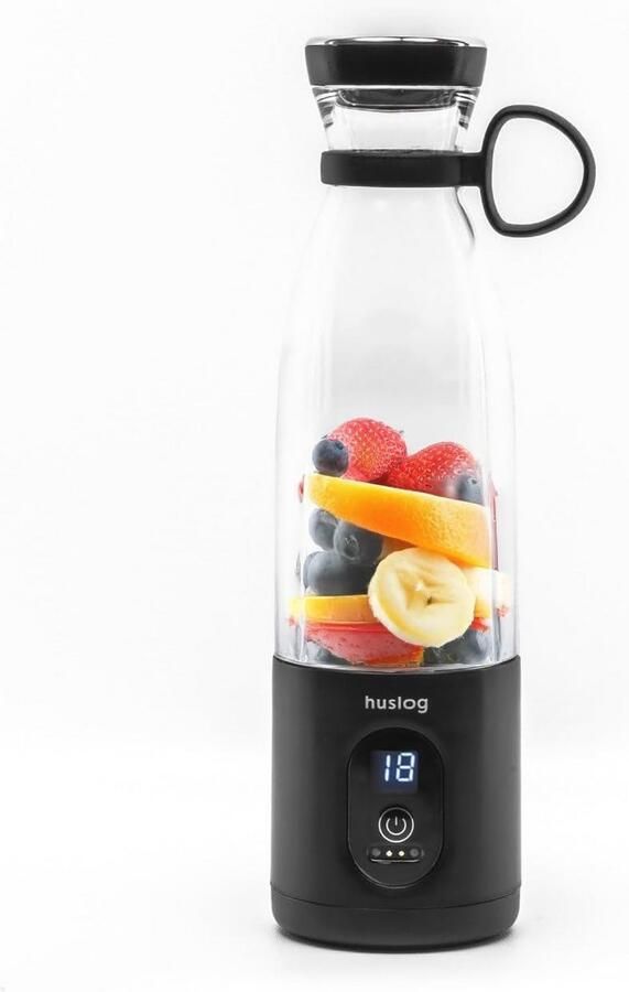 Draagbare Smoothiemaker voor Verse Smoothies en Proteïneshakes 580 ml USB Oplaadbaar Compact en Krachtig