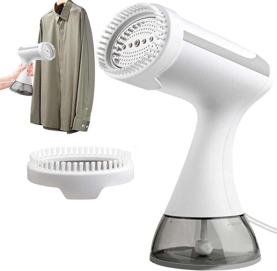 Draagbare Stoomkoker Handstomer Kleding Kreukels Verwijderen Continue Stoom 300 ml Tank Wit