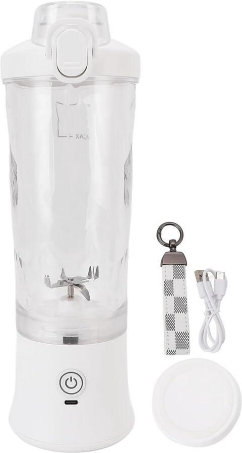 Draagbare USB Blender 600ml Krachtige Smoothie Maker met 18000rpm & RGB Licht