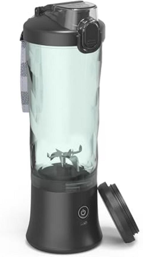 Draagbare USB Blender Draadloze Sap Mok met 6 Bladen 600ml Voor Shakes en Sappen