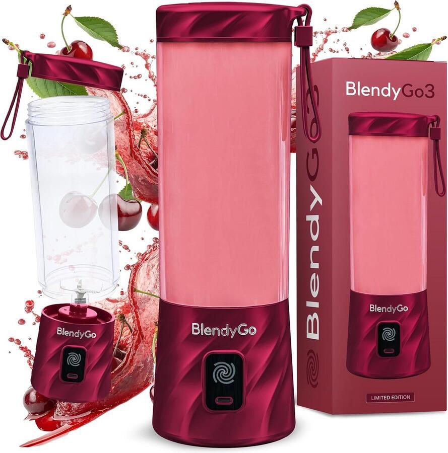 Draagbare USB-C Blender 550 ml Krachtig 6-blad Systeem Waterdicht Tot 25 Blends per Lading