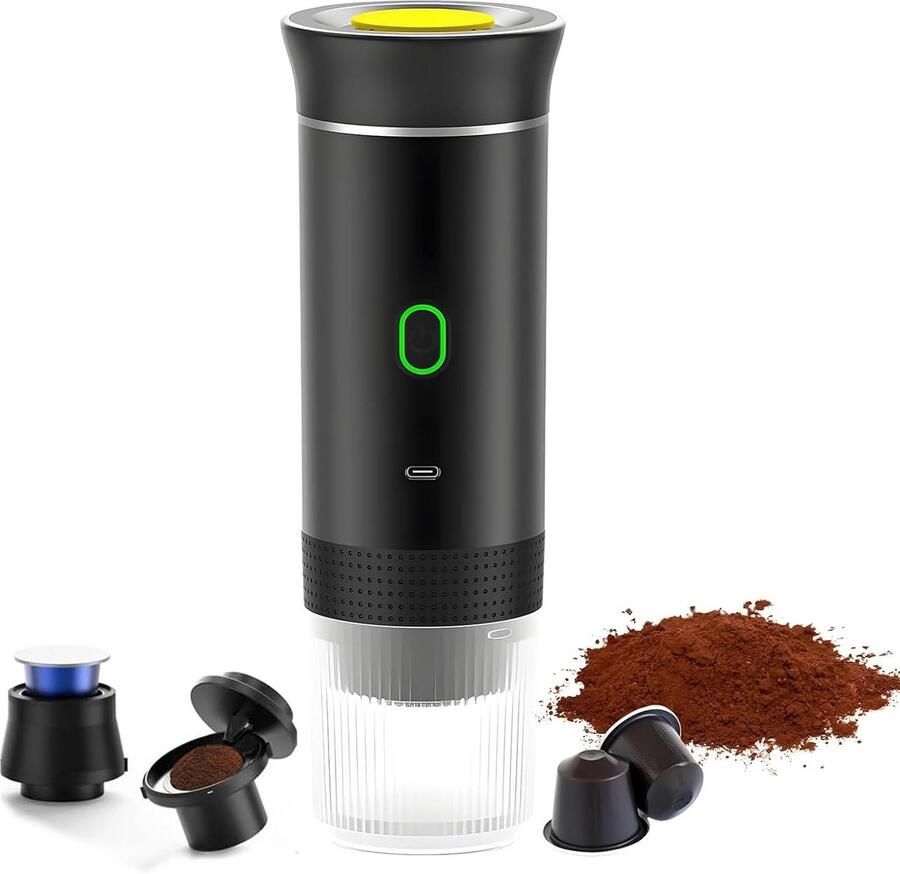 Draagbare USB-C Espressomachine voor Reizen en Camping