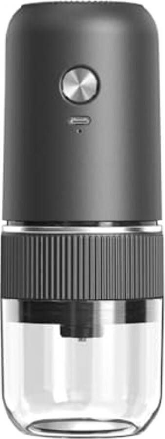 Draagbare USB-oplaadbare elektrische koffiemolen met instelbare maalgraad voor espresso en specerijen