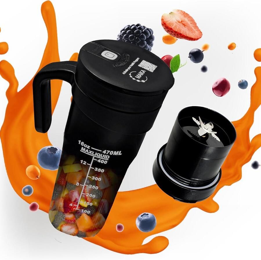 Draagbare USB Oplaadbare Mini Blender voor Smoothies en Shakes