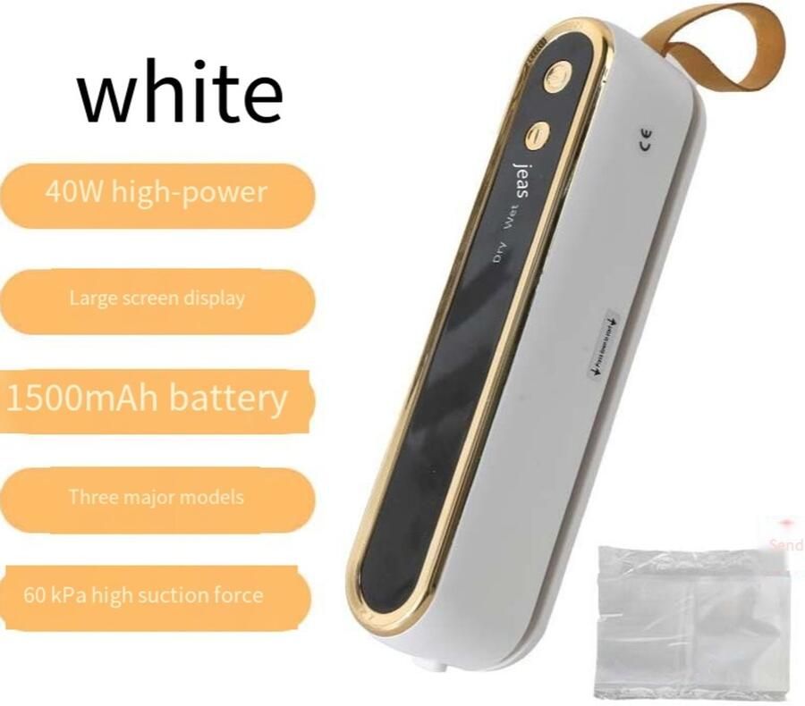 Draagbare USB-vacuümsealer Geschikt voor thuisgebruik machine Geschikt voor het sealen van voedselzakken keukenverpakkingsmachine mini-sealmachine