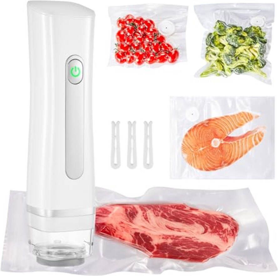 Draagbare Vacuüm Sealer Machine Handheld Vacuüm Verpakkingsmachine voor Voedselbehoud en Vacuüm Koken