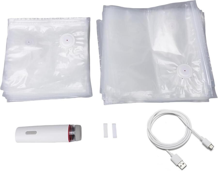 Draagbare Vacuümmachine Voedselverzegelaar Maaltijdbesparing Sterke Zuigkracht Compact Ontwerp