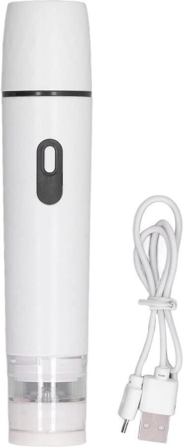 Draagbare Vacuümpomp Elektrische Luchtpomp Voedsel Bewaren Draadloos en Snel 18 cm Wit