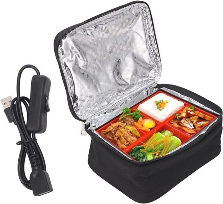 Draagbare Verwarmde Lunchbox Elektrische Voedselverwarmer voor Kantoor en Picknick