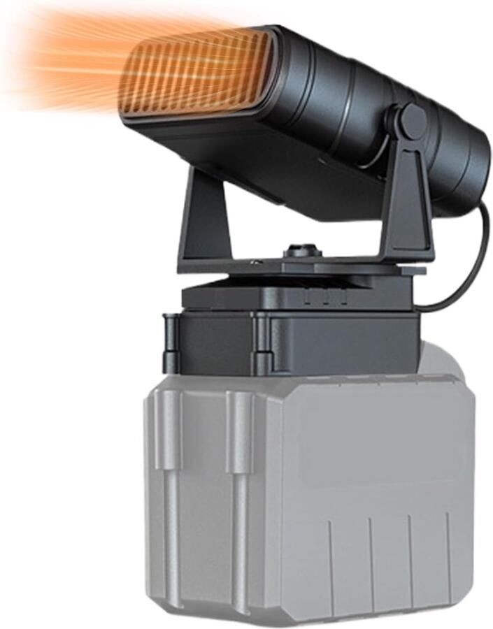 Draagbare Verwarming Auto Kachel Ruimte Opwarmen Trillingsbestendig 13.5 cm Zwart - Foto 1