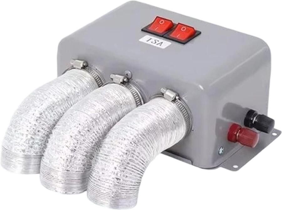 Draagbare Verwarming Ventilator Auto Kachel Snel Opwarmen Instelbare Warmte 13x20x13 cm Universeel