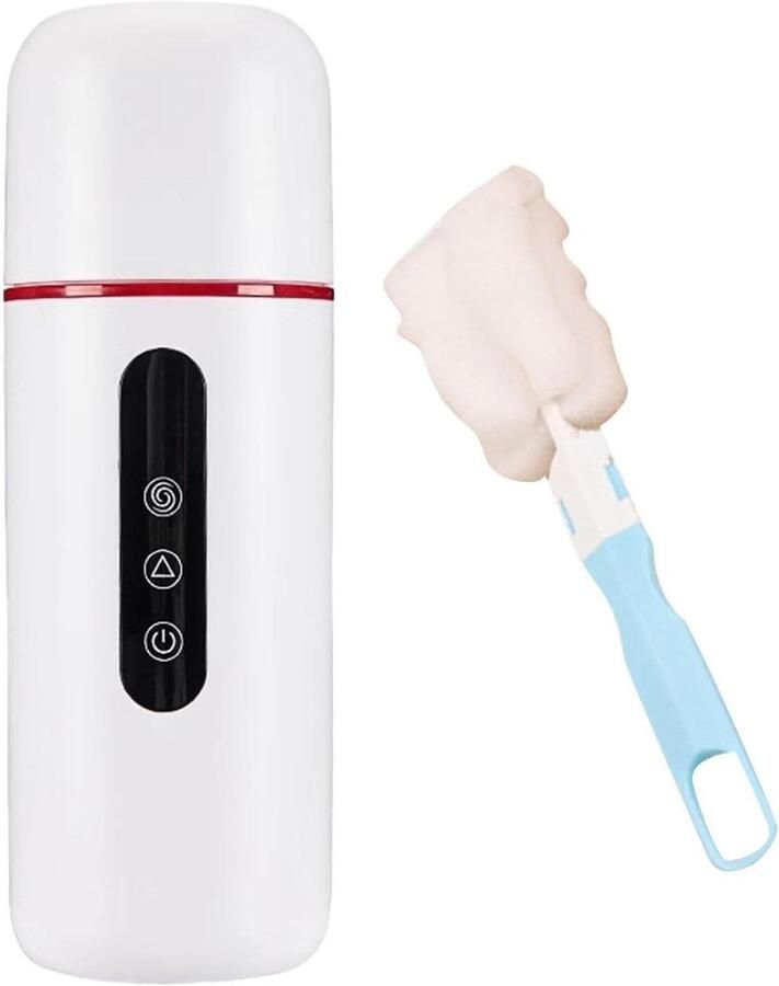 Draagbare Waterkoker Auto Reis Waterkoker Elektrisch Warme Dranken Onderweg Intelligente Temperatuurregeling 420ML Rood