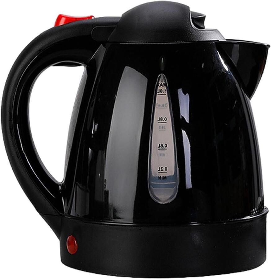 Draagbare waterkoker Auto waterkoker Warm water onderweg Snelle verwarming 1L capaciteit Zwart