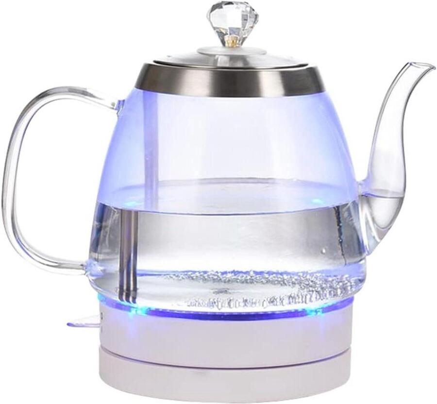Glazen Waterkoker Elektrische Ketel Snel Water Koken Automatische Uitschakeling 1.5 Liter Transparant