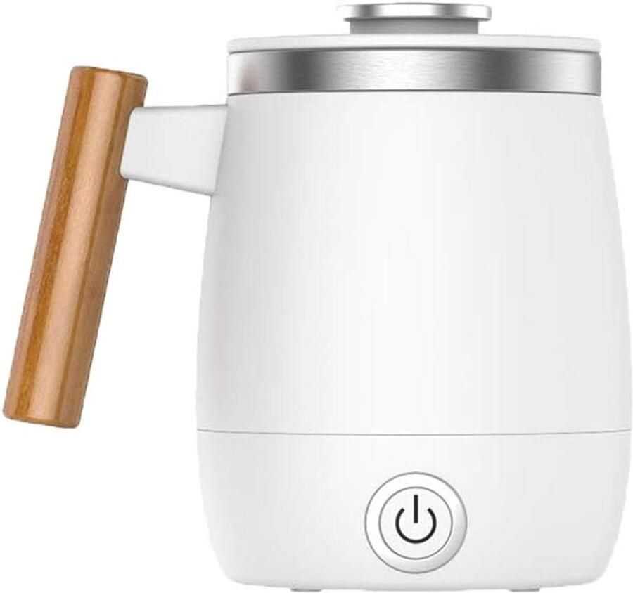 Draagbare Waterkoker Mini Theeketel USB Reizen Kantoor Roestvrij Staal Binnenkant 400 ml Wit