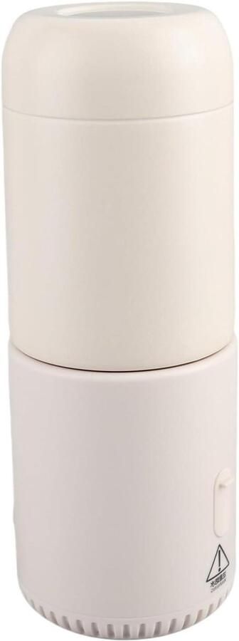 Draagbare Waterkoker Mini warmhoudbeker Warme dranken maken Draadloze temperatuurregeling 400 ml Wit