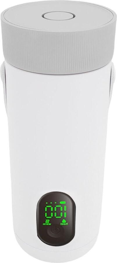 Draagbare Waterkoker Reis Waterkoker Onderweg Warme Dranken 4-in-1 Multifunctioneel 350 ml Wit