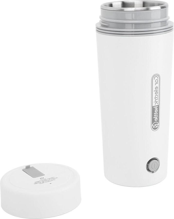 Elektrische Waterkoker Reisketel Waterkoker Onderweg Water Verwarmen Snelkookfunctie 350 ml Wit