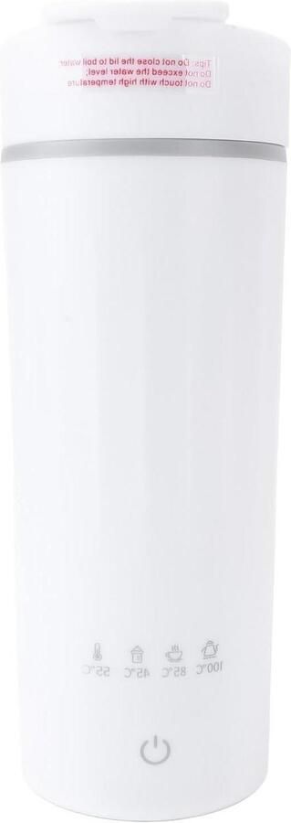 Elektrische Waterkoker Mini Ketel Reizen en Kantoor Snelle Verwarming 475 ml Zwart