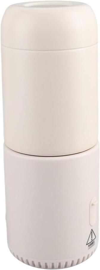 Draagbare Waterkoker Reisboiler Warme Dranken Onderweg Constante Temperatuur 400ml Capaciteit Wit