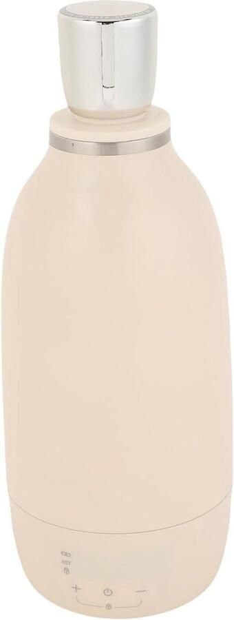 Draagbare Waterkoker Reisflessenwarmer Warm Water Onderweg Slimme Temperatuurregeling 500 Ml Capaciteit Zwart