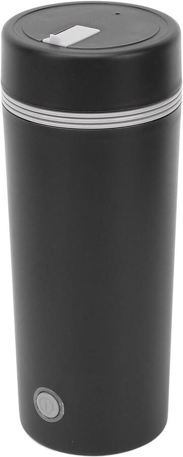 Draagbare Waterkoker Reiskoker Mini Snel Water Koken Dubbellaags Geïsoleerd 350 ml Wit