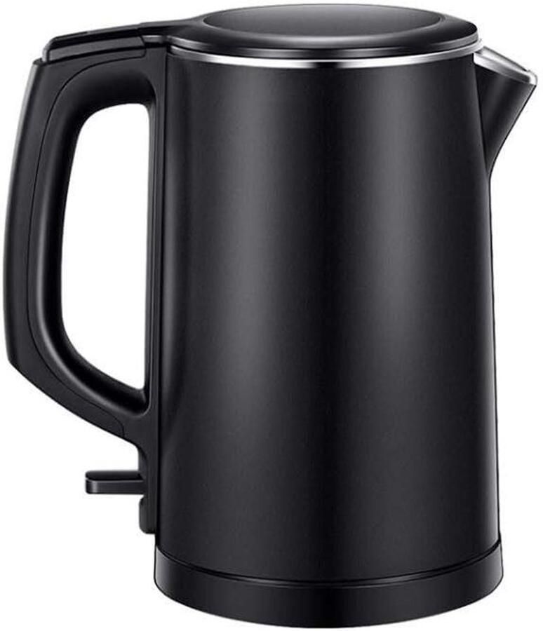 Draagbare Waterkoker Snelle Koker Thuis Gebruik Automatische Uitschakeling 1.5 Liter Zilver
