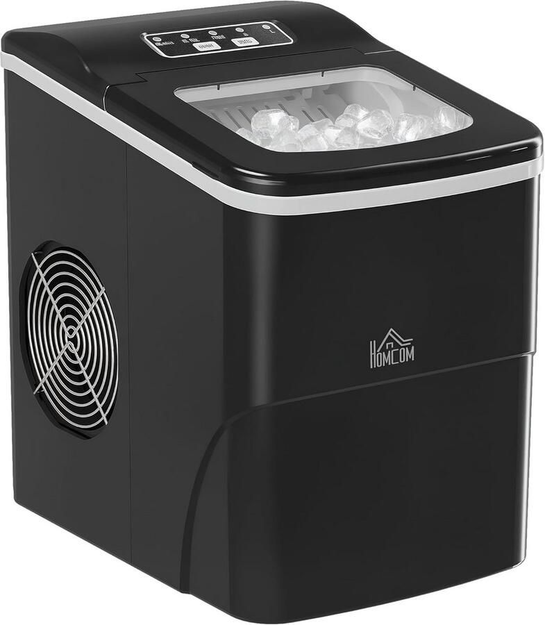 Draagbare Zelfreinigende IJsmachine 12kg per 24 uur Compact voor Thuis Keuken of Camping