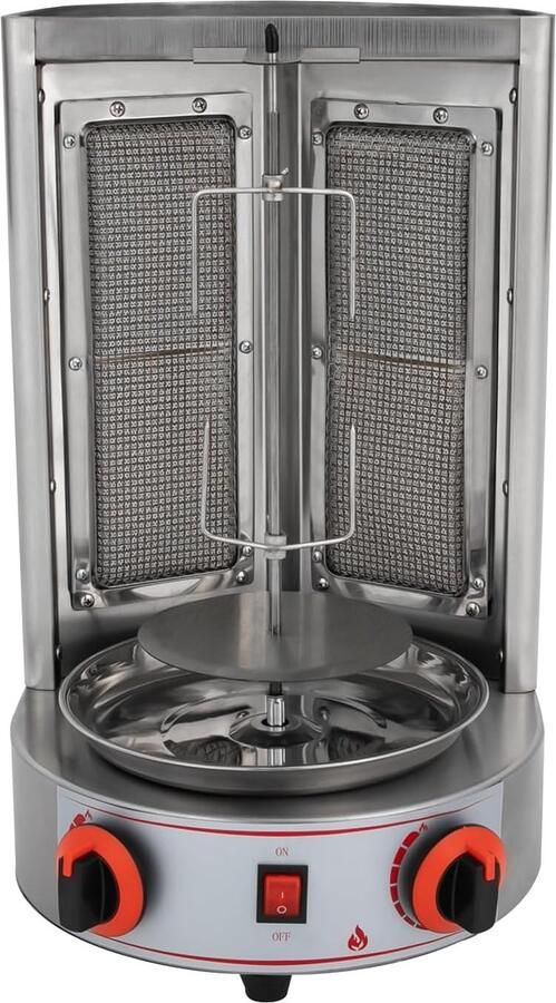 Draaibare Grill Verticale Grill Kebab Professioneel Grillen Thuis 360 Graden Gelijkmatige Warmte
