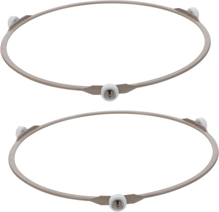 Draaiplateau Ring Oven Ondersteuning Magnetron Gebruik Stabiele Rotatie 22.2 cm Diameter Goudkleurig