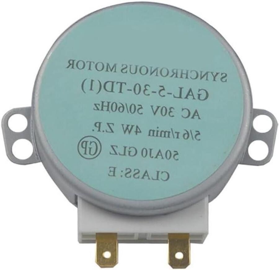 Draaitafel Motor Oven Onderdeel Magnetron Reparatie Aluminium Constructie 7 cm Schachtdiameter Wit Blauw