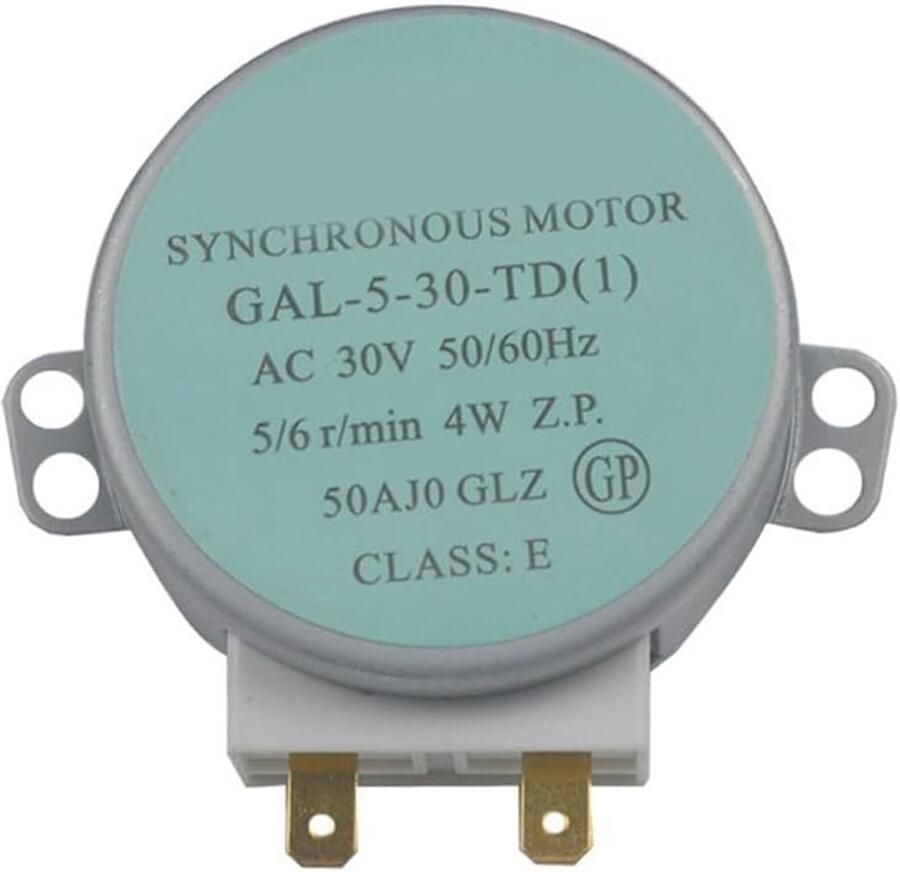 Draaitafel Motor Oven Onderdeel Magnetron Reparatie Duurzaam Aluminium 0.7cm Schacht Wit Blauw